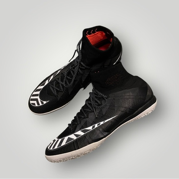 NIKE MERCURIALX PROMIXO STREET IC - BLACK/WHITE/HOT LAVA/ANTHRACITE Sz 9.5 - Picture 2 of 11